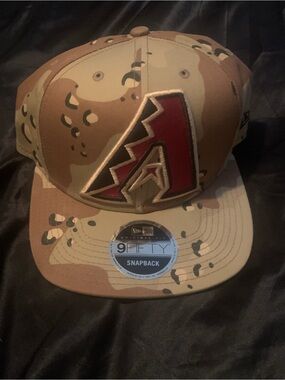 New Era Desert Camo Arizona Diamondbacks Snapback Hat - Red/Tan